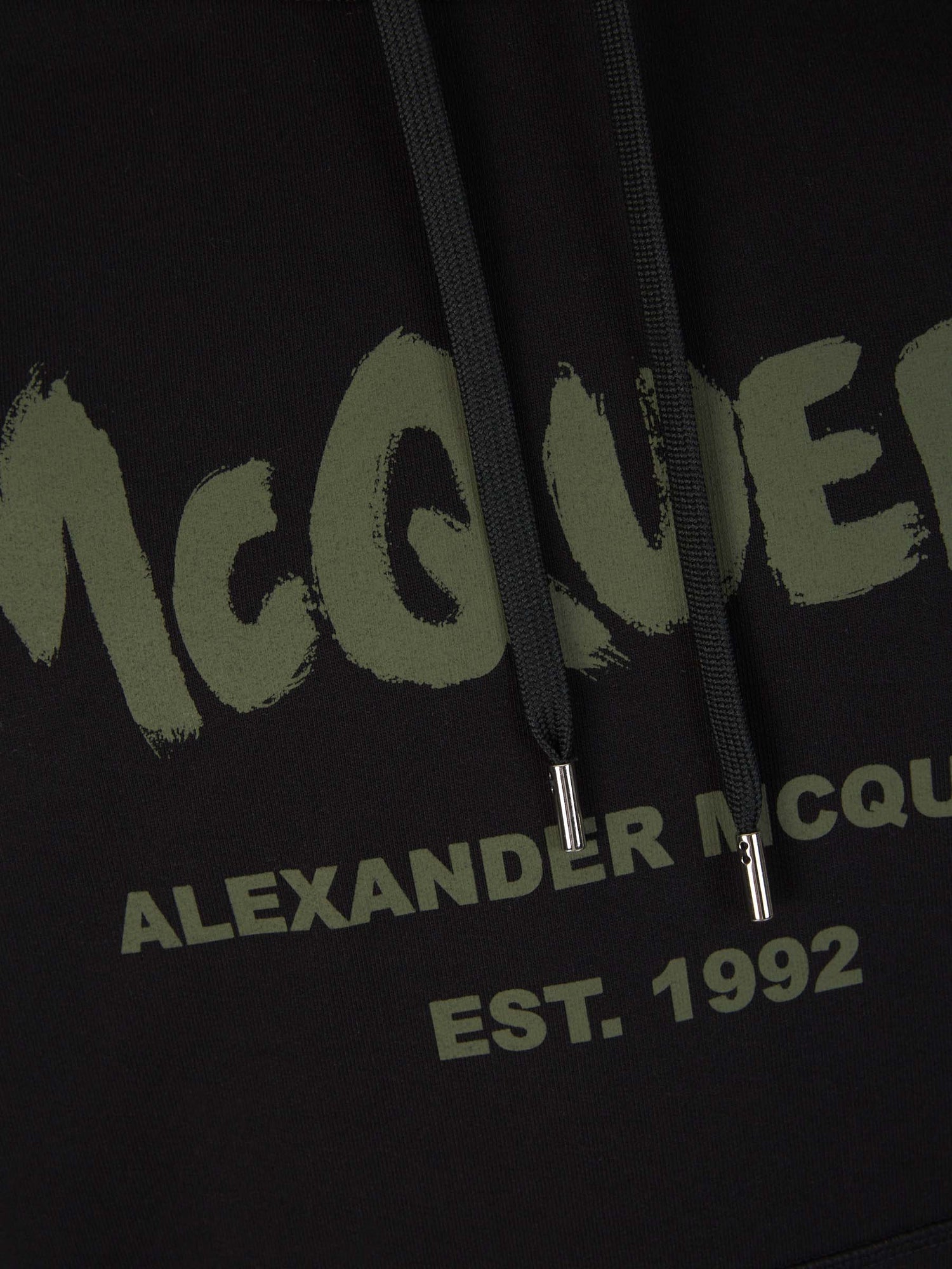 Outlet online McQueen Hombre Sudadera Capucha Logo color Negro sku 545-001527 01 - Foto 4