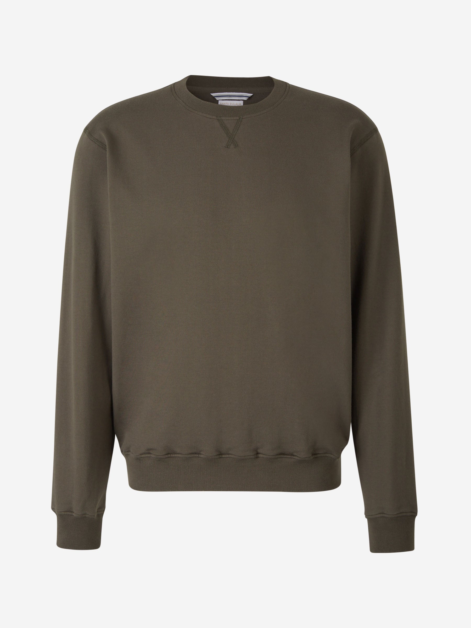 Santa Eulalia Hombre Barcelona Sudadera Lisa Algodón color Verde Militar sku 545-001604 04 - Foto 1