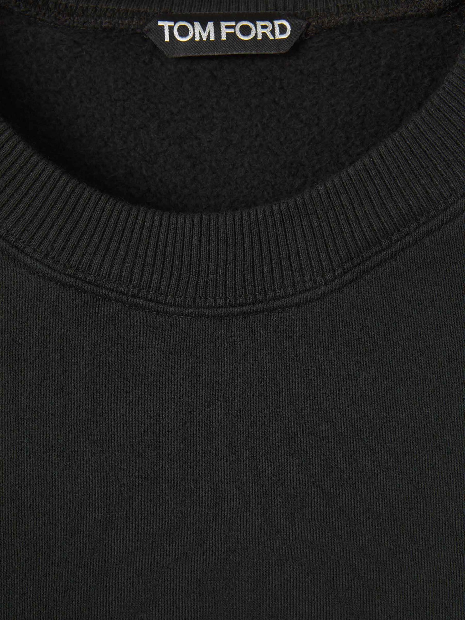 Outlet online Tom Ford Hombre Sudadera Lisa Algodón color Negro sku 545-001623 01 - Foto 3