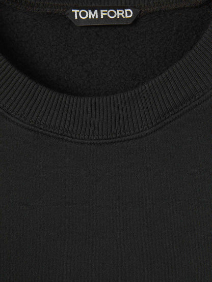 Outlet online Tom Ford Hombre Sudadera Lisa Algodón color Negro sku 545-001623 01 - Foto 3