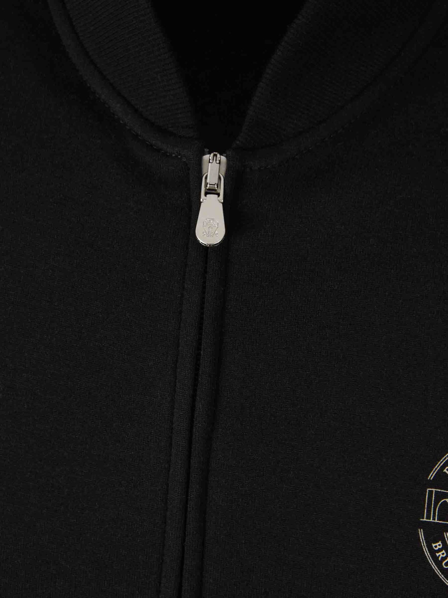 Outlet online Brunello Cucinelli Hombre Sudadera Logo Algodón color Negro sku 545-001638 01 - Foto 3