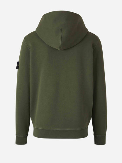 Outlet online Stone Island Hombre Sudadera Capucha Algodón color Verde Militar sku 545-001661 01 - Foto 2
