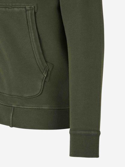 Outlet online Stone Island Hombre Sudadera Capucha Algodón color Verde Militar sku 545-001661 01 - Foto 5