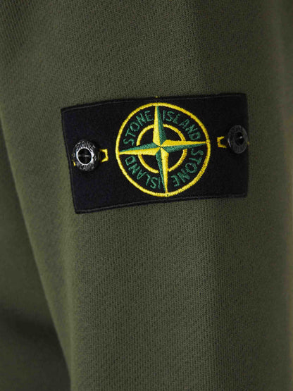Outlet online Stone Island Hombre Sudadera Capucha Algodón color Verde Militar sku 545-001661 01 - Foto 6