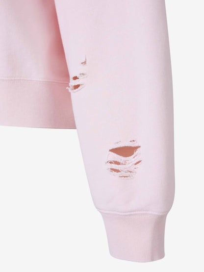 Outlet online Acne Studios Hombre Sudadera Logo Descosidos color Rosa Palo sku 545-001689 02 - Foto 5