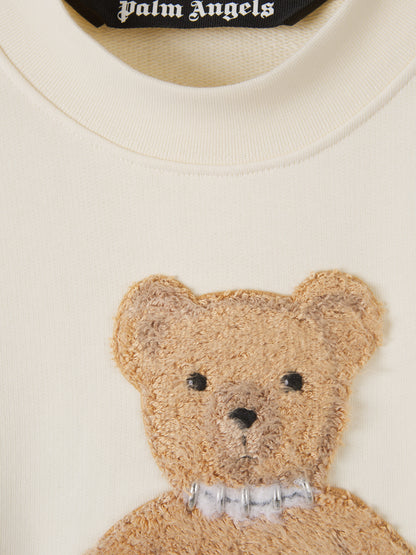 Outlet online Palm Angels Hombre Sudadera Bear In Mind color Beige sku 545-001733 01 - Foto 3