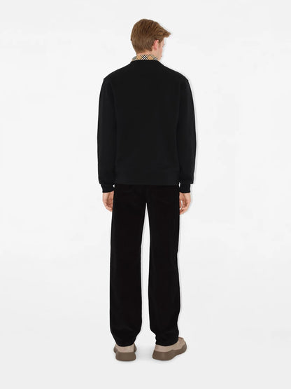 Outlet online Burberry Hombre Sudadera Algodón Etiqueta color Negro sku 545-001751 01 - Foto 3