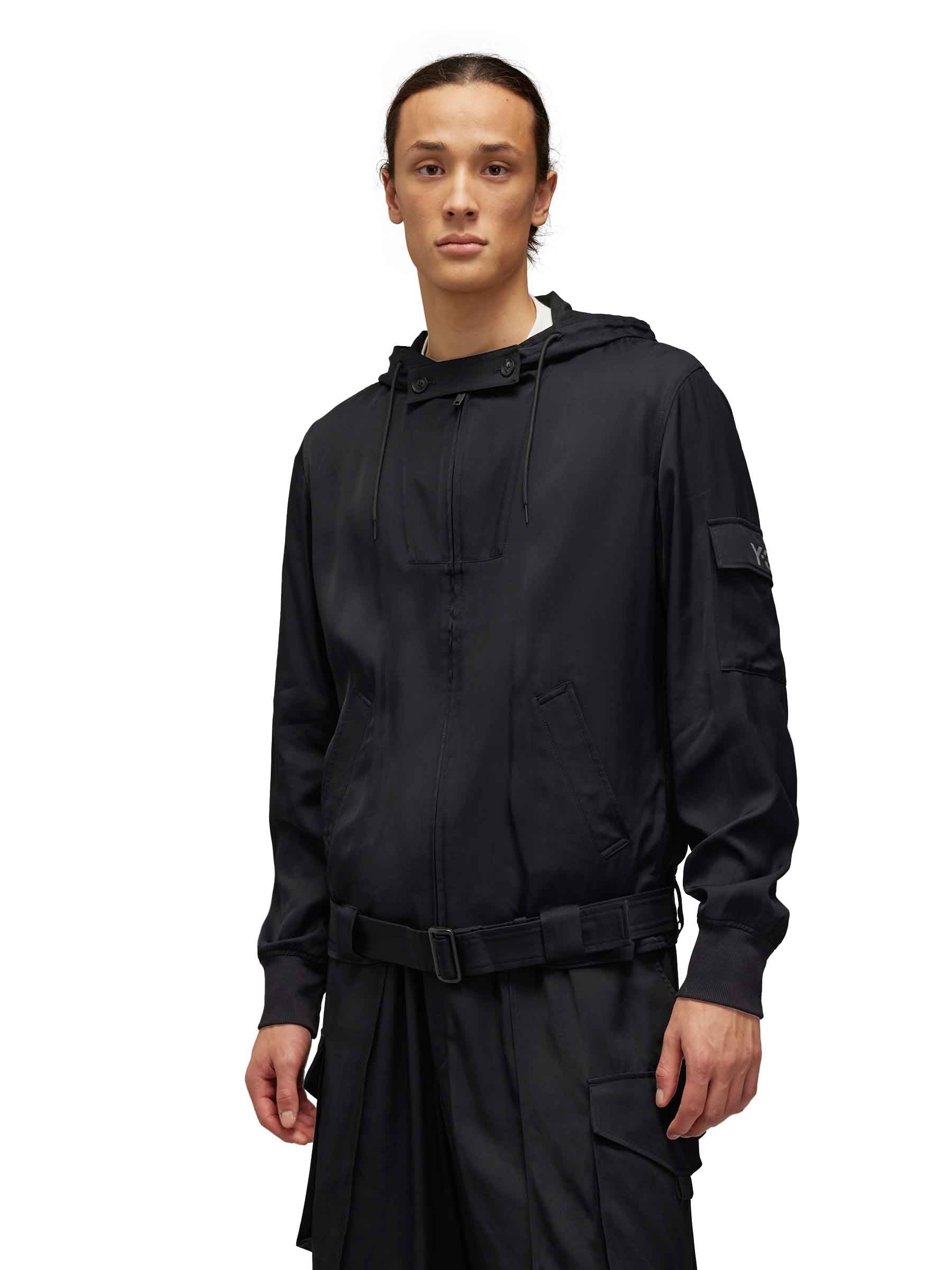 Outlet online Adidas Y-3 Hombre Sudadera Capucha Rayón color Negro sku 545-001762 01 - Foto 2