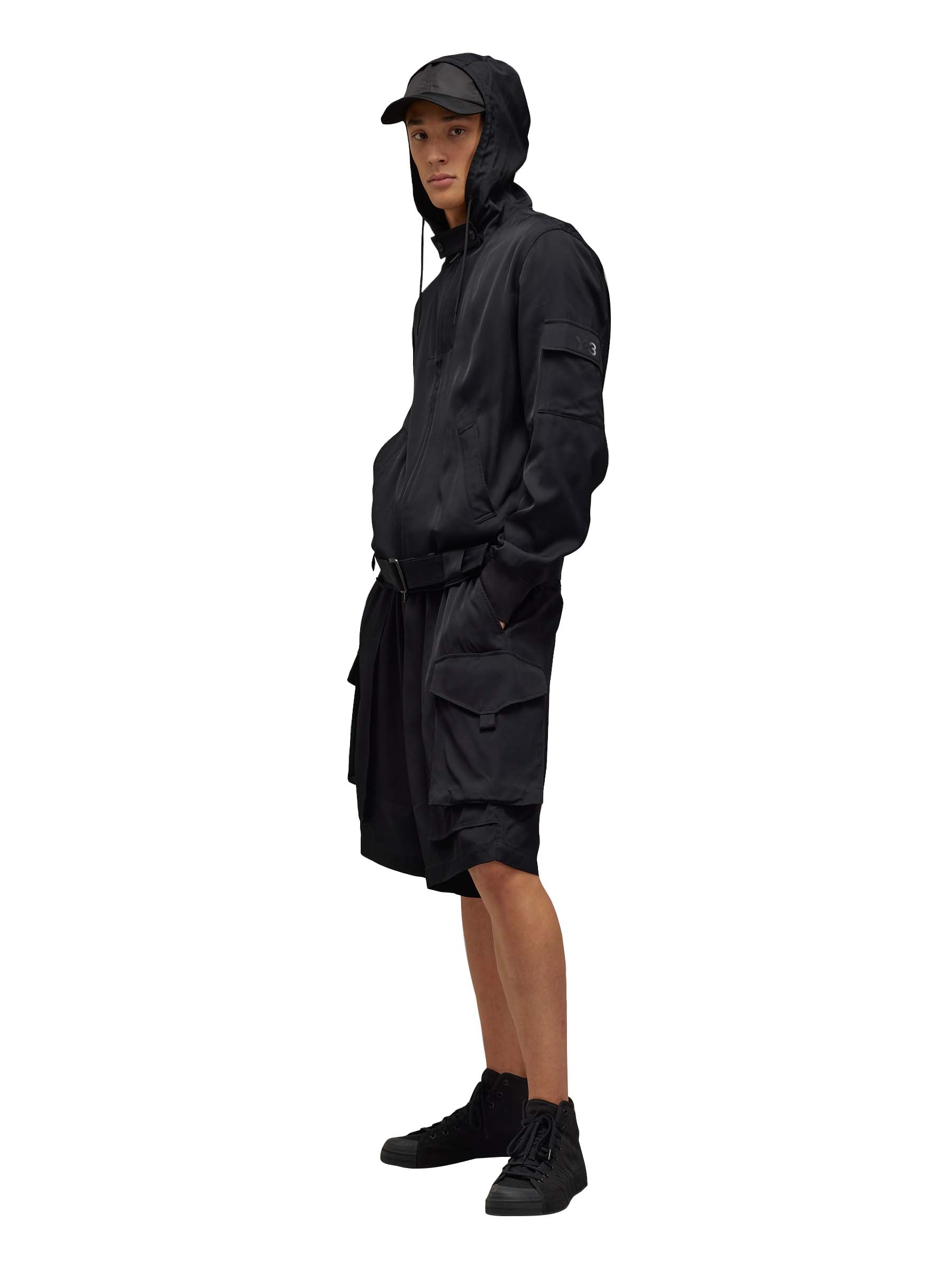 Outlet online Adidas Y-3 Hombre Sudadera Capucha Rayón color Negro sku 545-001762 01 - Foto 4
