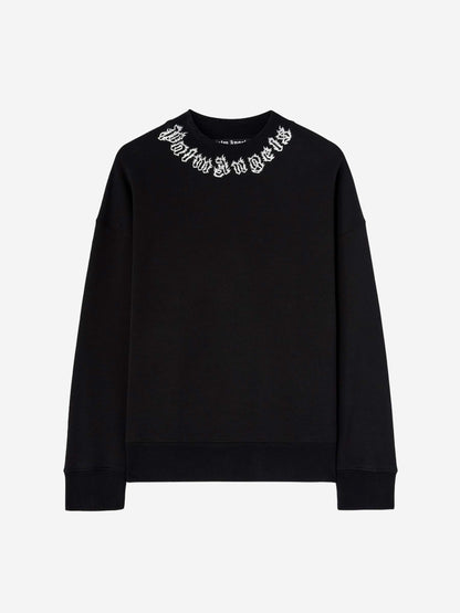 Outlet online Palm Angels Hombre Sudadera Algodón Logo color Negro sku 545-001763 01 - Foto 1