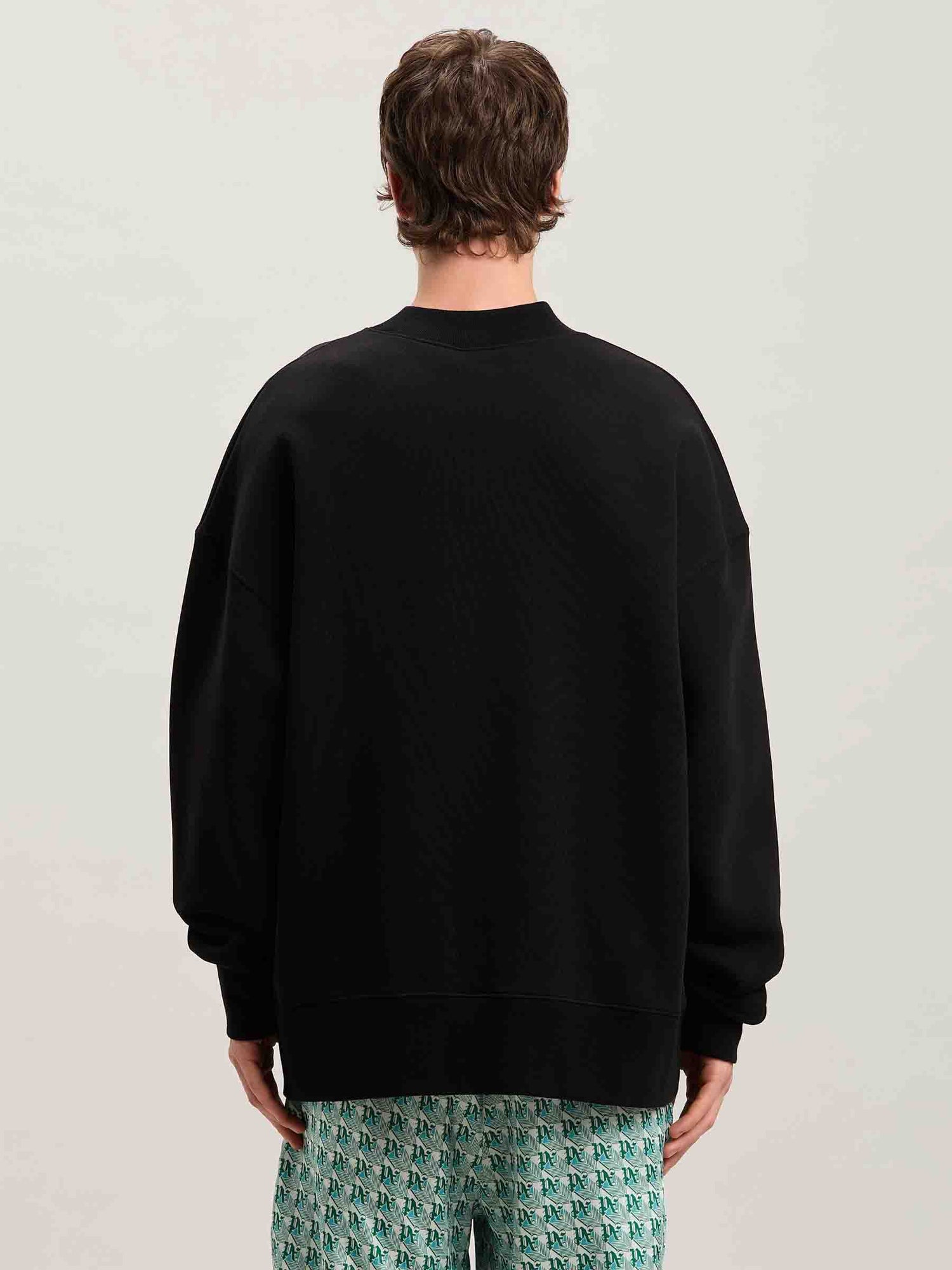 Outlet online Palm Angels Hombre Sudadera Algodón Logo color Negro sku 545-001763 01 - Foto 4