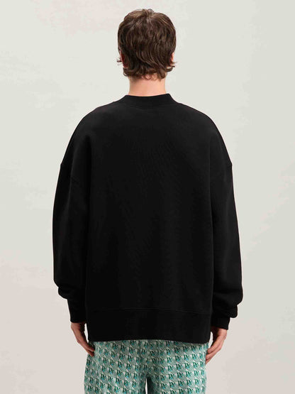 Outlet online Palm Angels Hombre Sudadera Algodón Logo color Negro sku 545-001763 01 - Foto 4