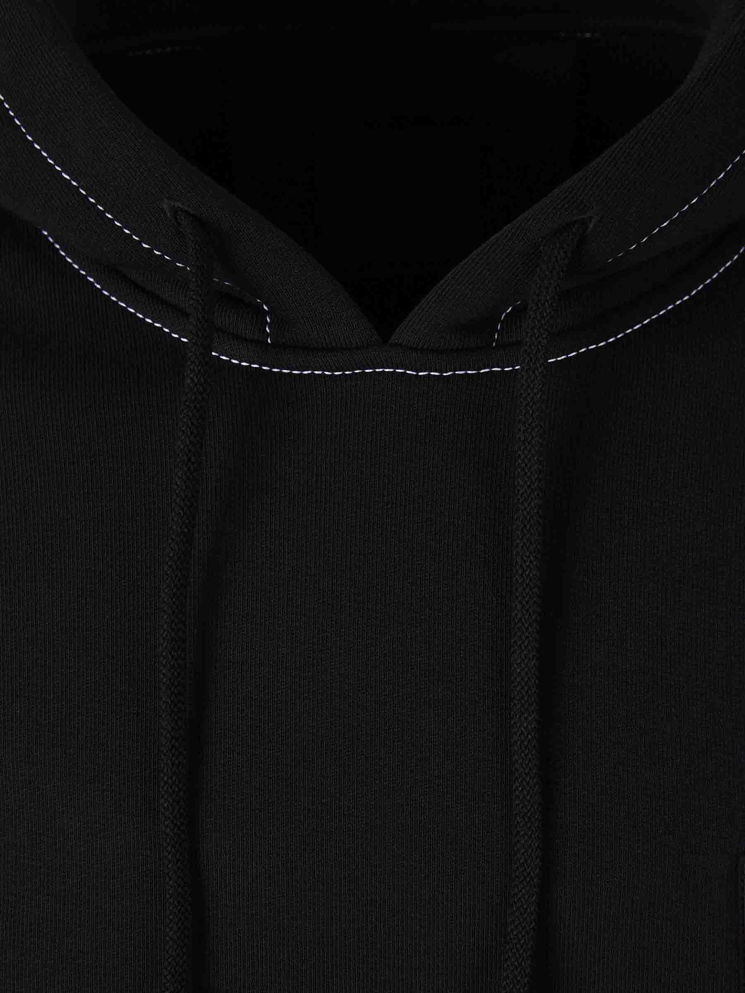 Outlet online Givenchy Hombre Sudadera Logo Capucha color Negro sku 545-001767 01 - Foto 3