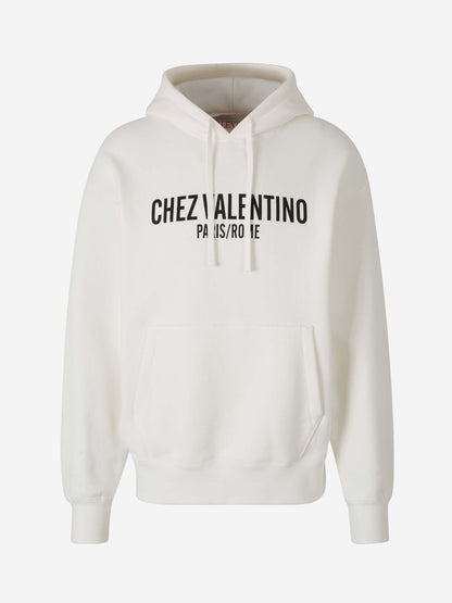 Valentino Hombre Barcelona Sudadera Capucha Algodón color Blanco sku 545-001769 01 - Foto 1