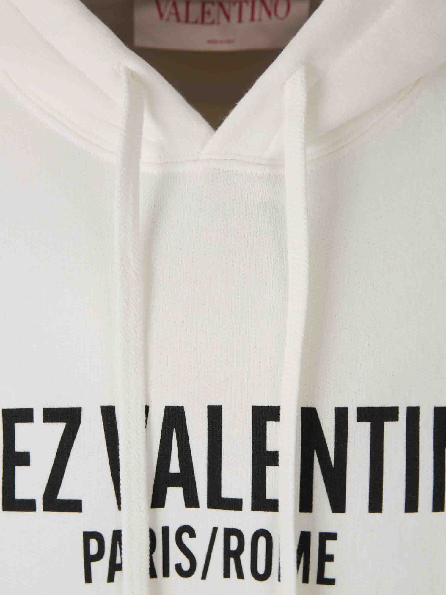 Valentino Hombre Barcelona Sudadera Capucha Algodón color Blanco sku 545-001769 01 - Foto 3