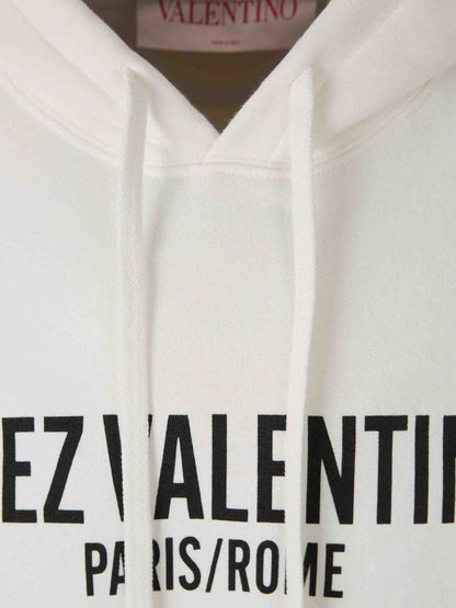 Valentino Hombre Barcelona Sudadera Capucha Algodón color Blanco sku 545-001769 01 - Foto 3