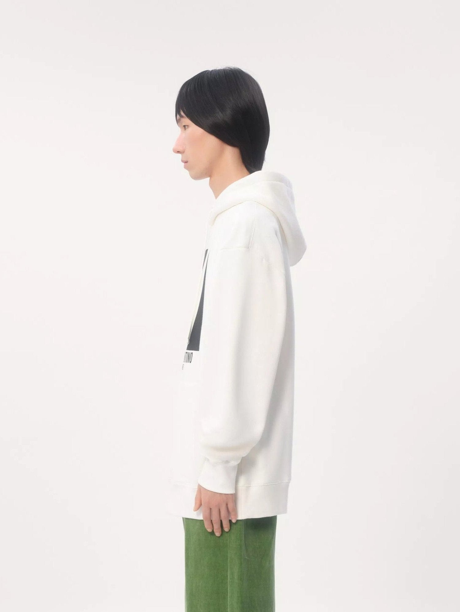 Outlet online Valentino Hombre Sudadera Capucha Algodón color Marfil sku 545-001770 01 - Foto 5