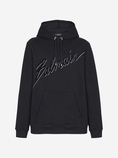 Balmain Hombre Barcelona Sudadera Capucha Algodón color Negro sku 545-001784 01 - Foto 1