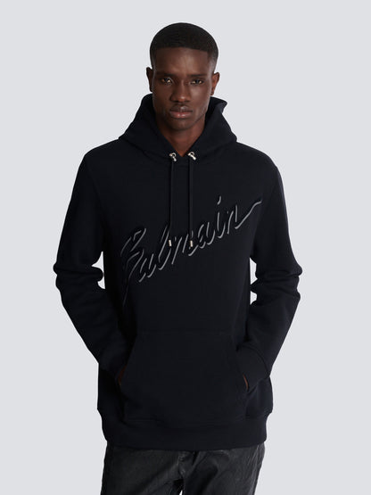 Balmain Hombre Barcelona Sudadera Capucha Algodón color Negro sku 545-001784 01 - Foto 2