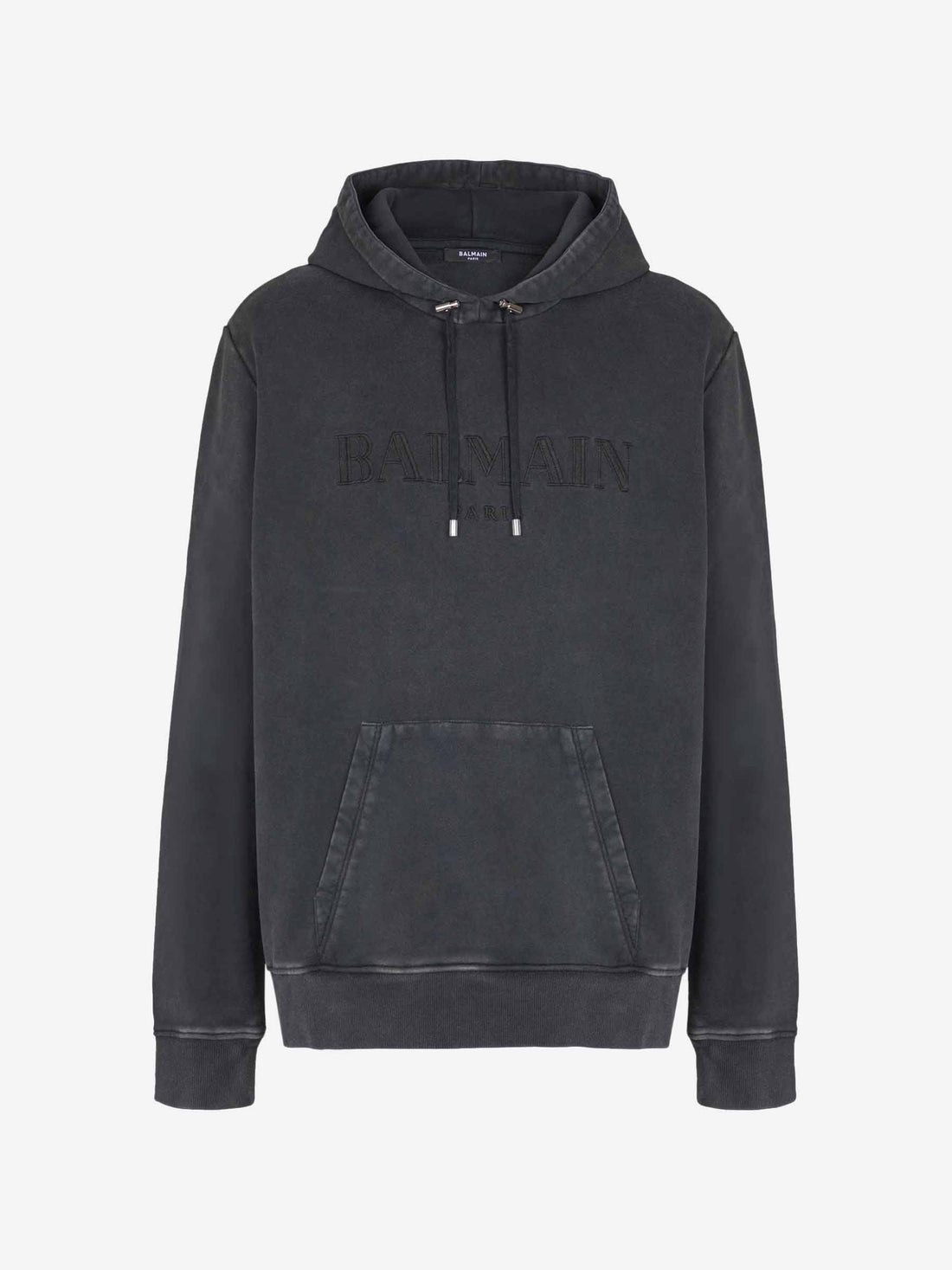 Balmain Hombre Barcelona Sudadera Capucha Bordado color Gris Antracita sku 545-001786 01 - Foto 1