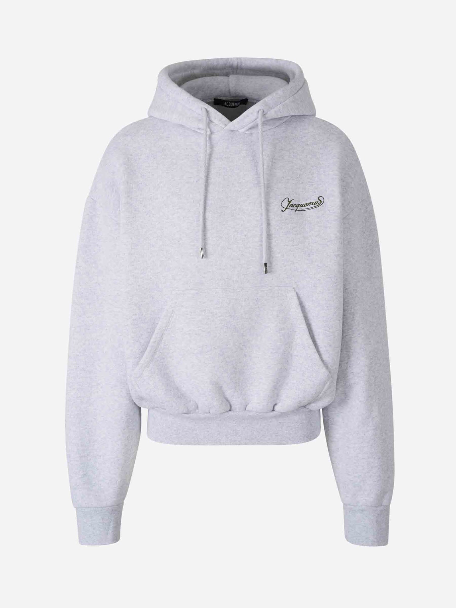 Jacquemus Hombre Barcelona Sudadera Capucha Algodón color Gris Claro sku 545-001790 01 - Foto 1