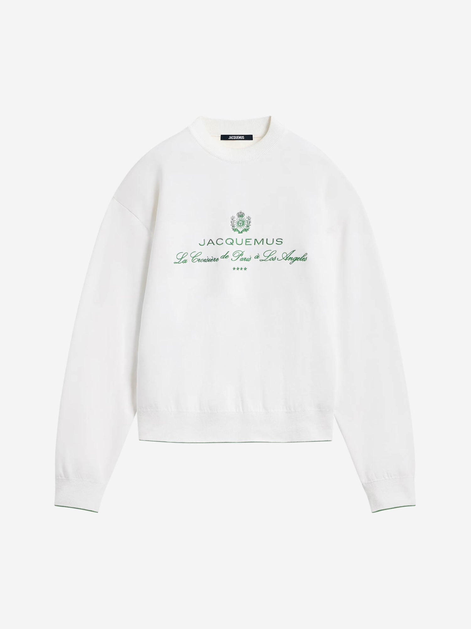 Outlet online Jacquemus Hombre Sudadera Punto Venice color Gris Claro sku 545-001791 01 - Foto 1