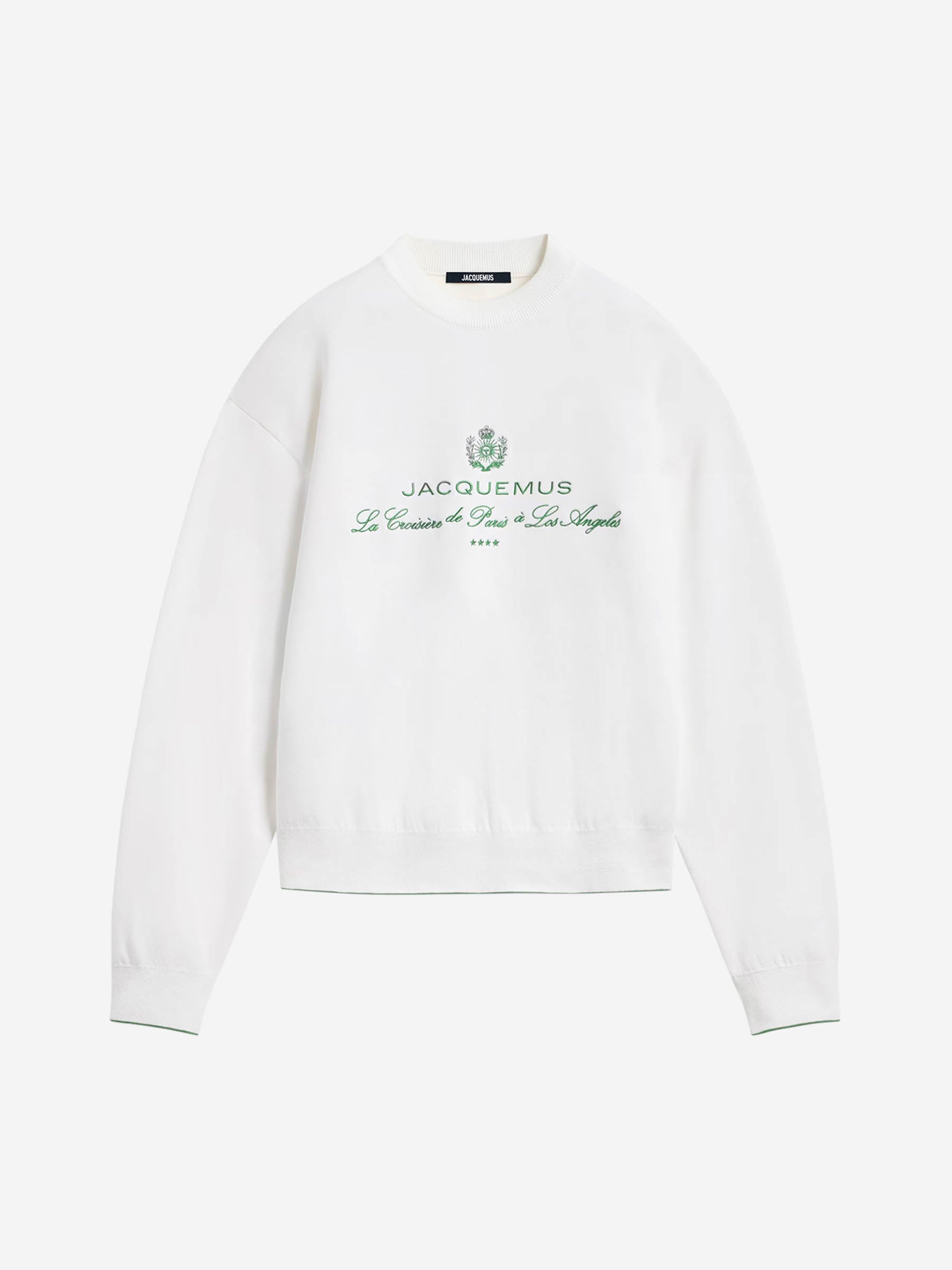 Outlet online Jacquemus Hombre Sudadera Punto Venice color Gris Claro sku 545-001791 01 - Foto 1