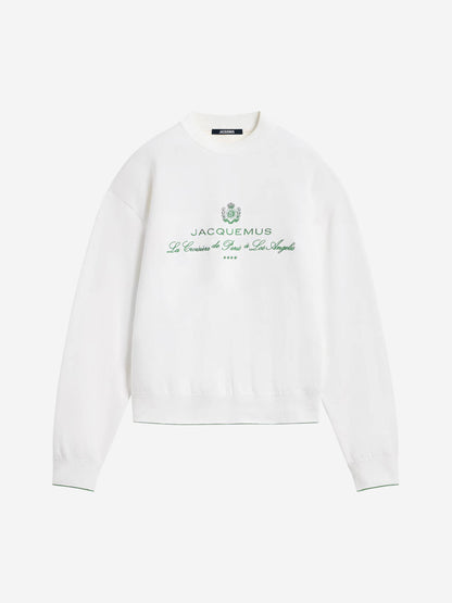 Outlet online Jacquemus Hombre Sudadera Punto Venice color Gris Claro sku 545-001791 01 - Foto 1
