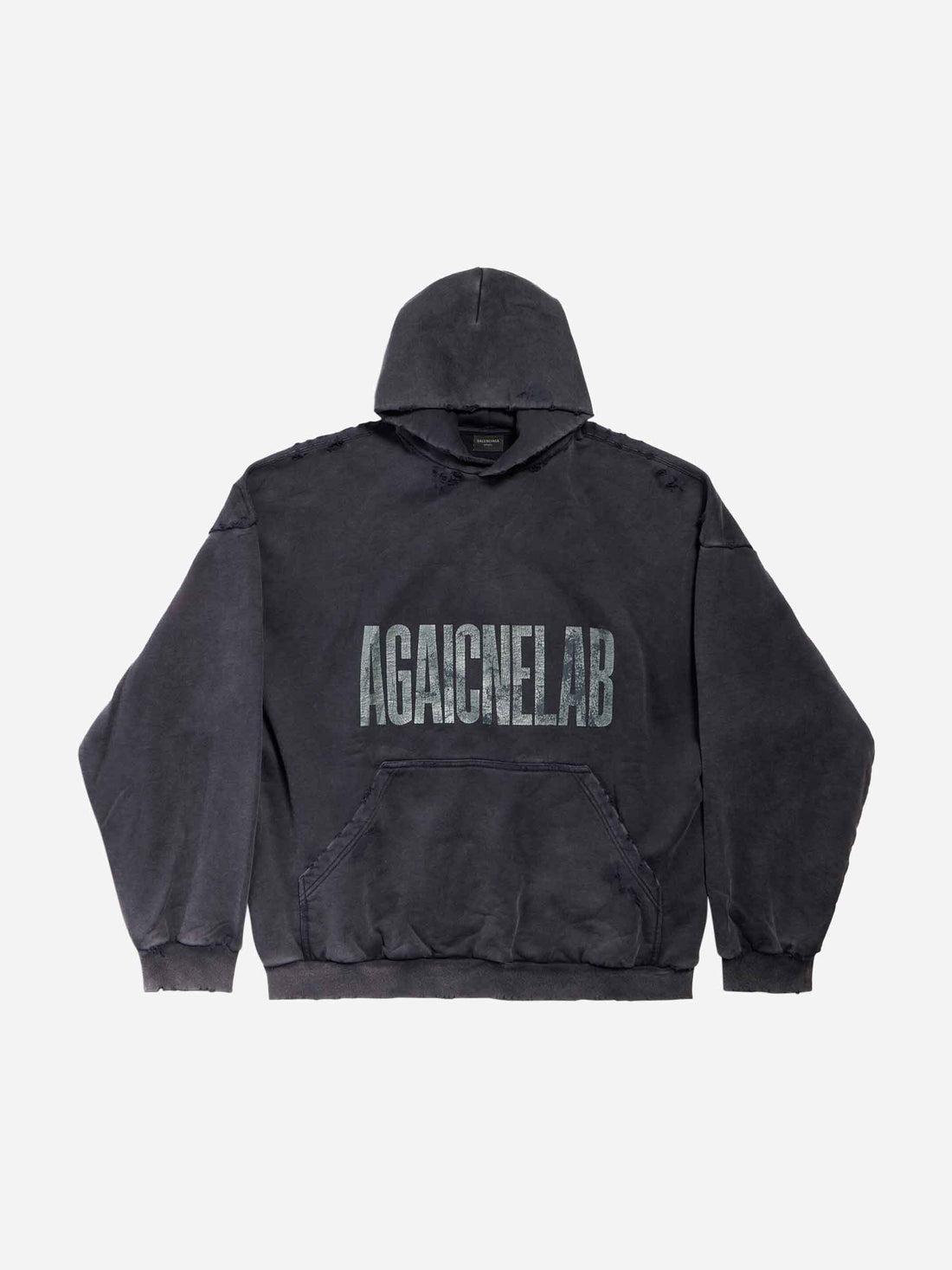 Balenciaga Hombre Barcelona Sudadera Algodón Capucha color Blanco Y Negro sku 545-001796 01 - Foto 1