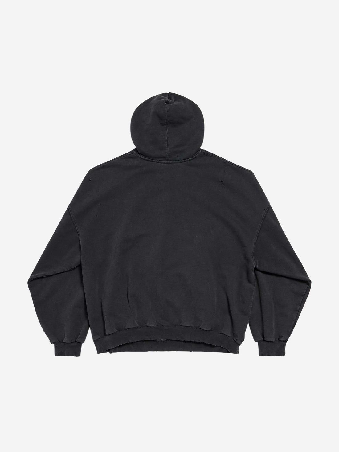 Outlet online Balenciaga Hombre Sudadera Algodón Capucha color Blanco Y Negro sku 545-001796 01 - Foto 3