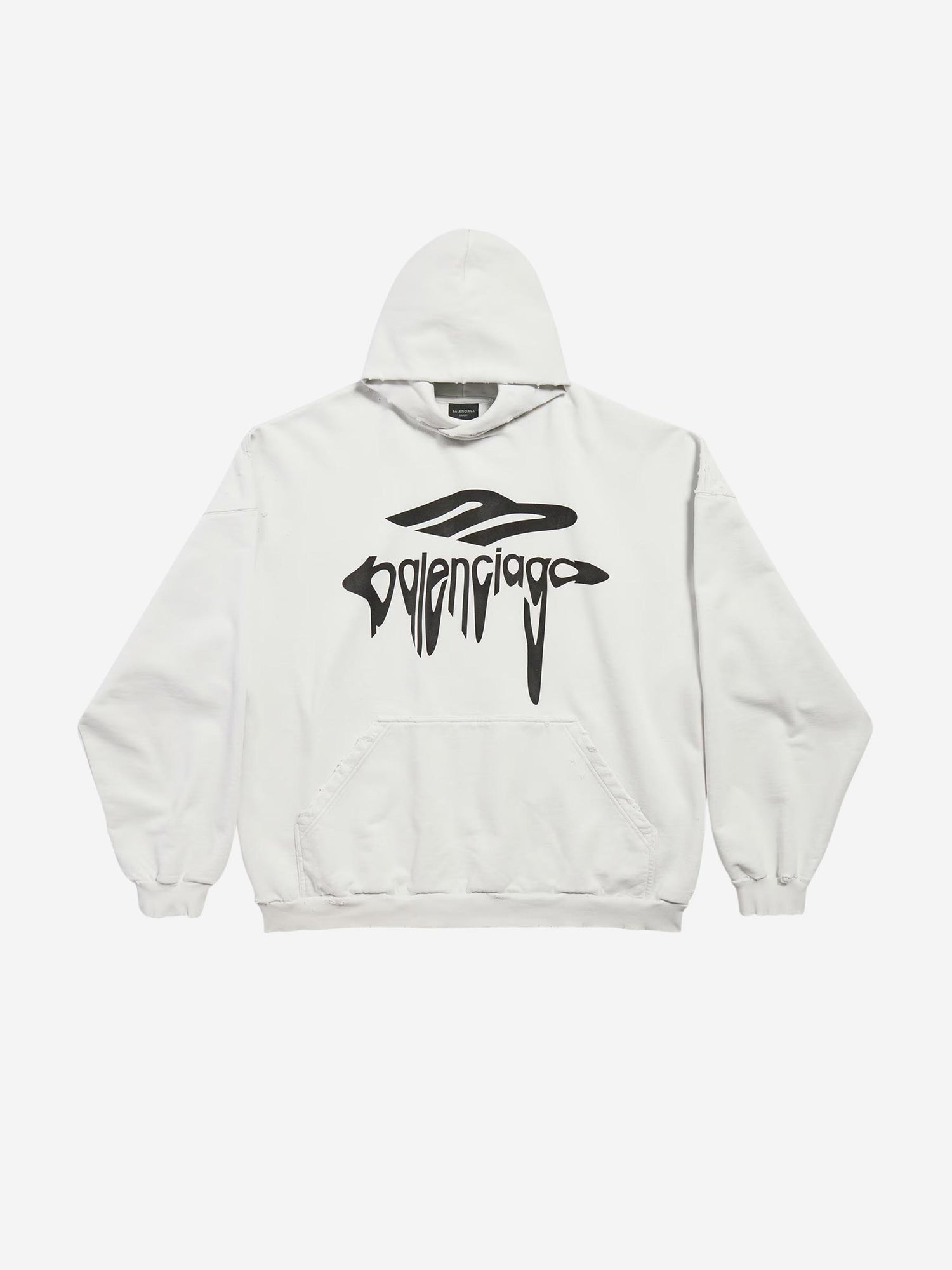 Outlet online Balenciaga Hombre Sudadera Algodón Capucha color Blanco sku 545-001796 02 - Foto 1