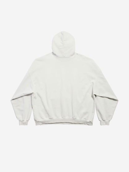 Outlet online Balenciaga Hombre Sudadera Algodón Capucha color Blanco sku 545-001796 02 - Foto 2