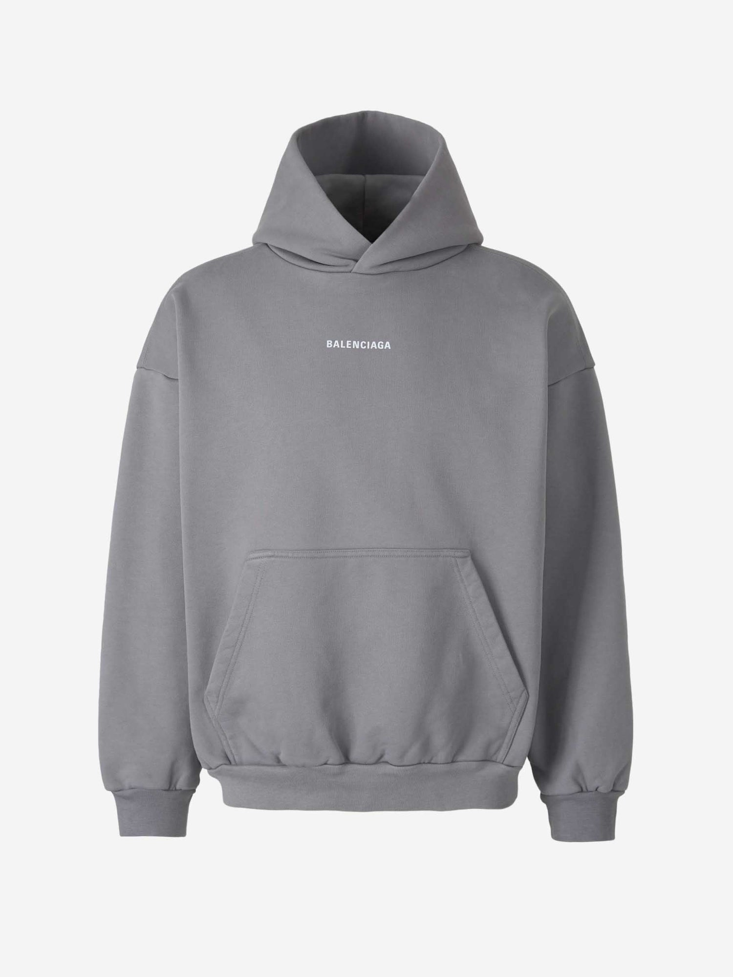 Outlet online Balenciaga Hombre Sudadera Capucha Algodón color Gris Piedra sku 545-001798 01 - Foto 1