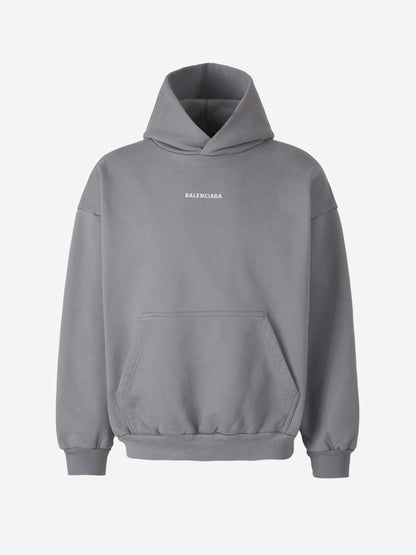 Outlet online Balenciaga Hombre Sudadera Capucha Algodón color Gris Piedra sku 545-001798 01 - Foto 1