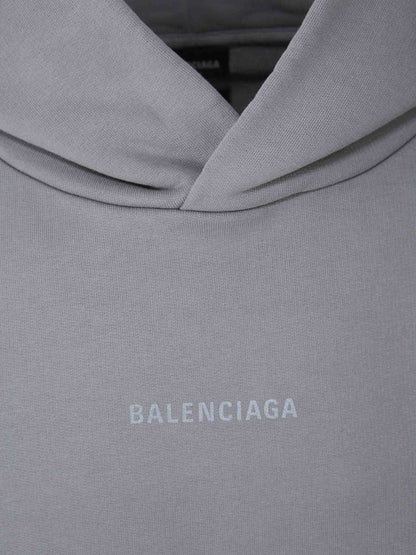 Outlet online Balenciaga Hombre Sudadera Capucha Algodón color Gris Piedra sku 545-001798 01 - Foto 3