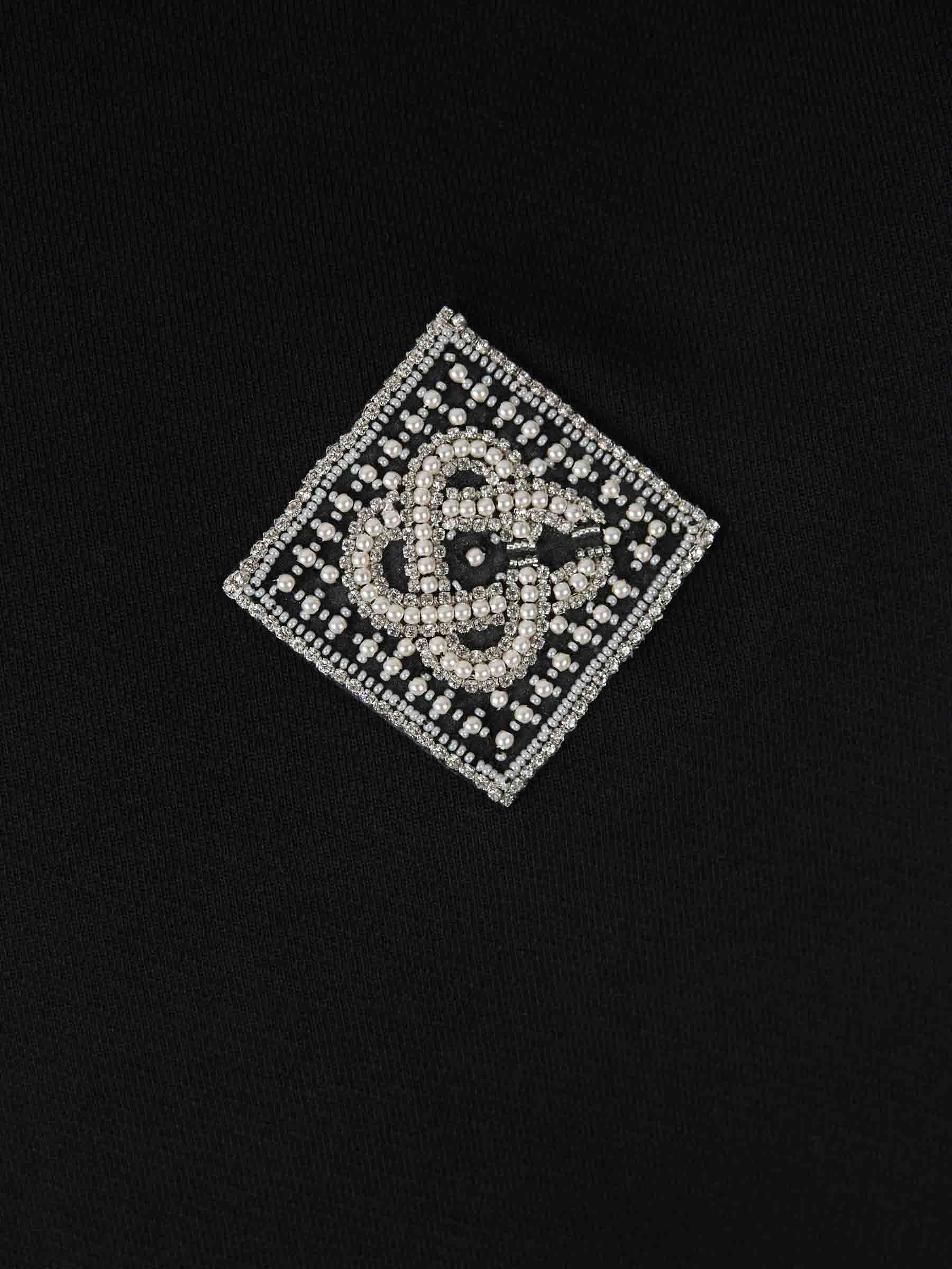 Casablanca Hombre Barcelona Sudadera Pearl Diamond color Negro sku 545-001807 01 - Foto 4