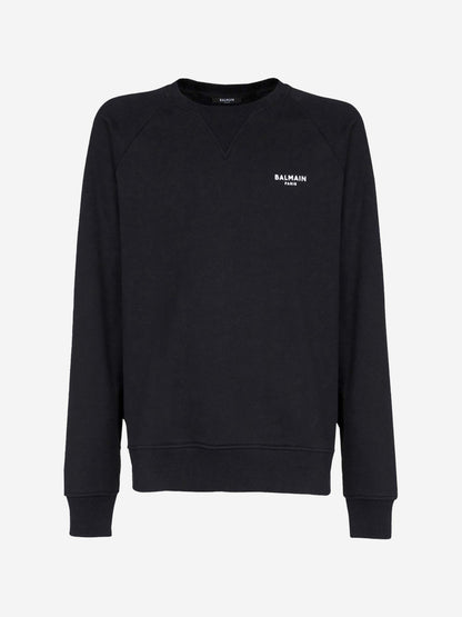 Outlet online Balmain Hombre Sudadera Cuello Redondo color Negro sku 545-001811 01 - Foto 1