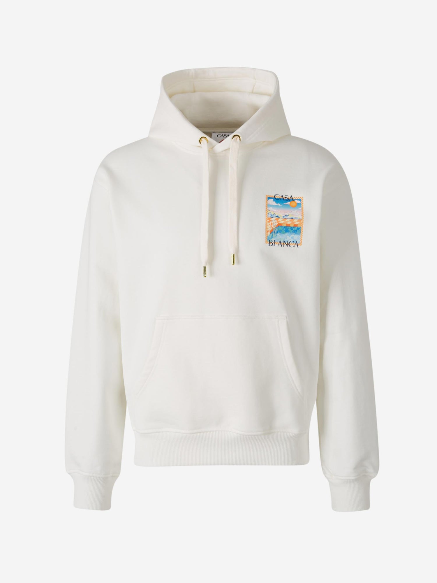Casablanca Hombre Barcelona Sudadera Surreal Pool color Blanco sku 545-001817 01 - Foto 1