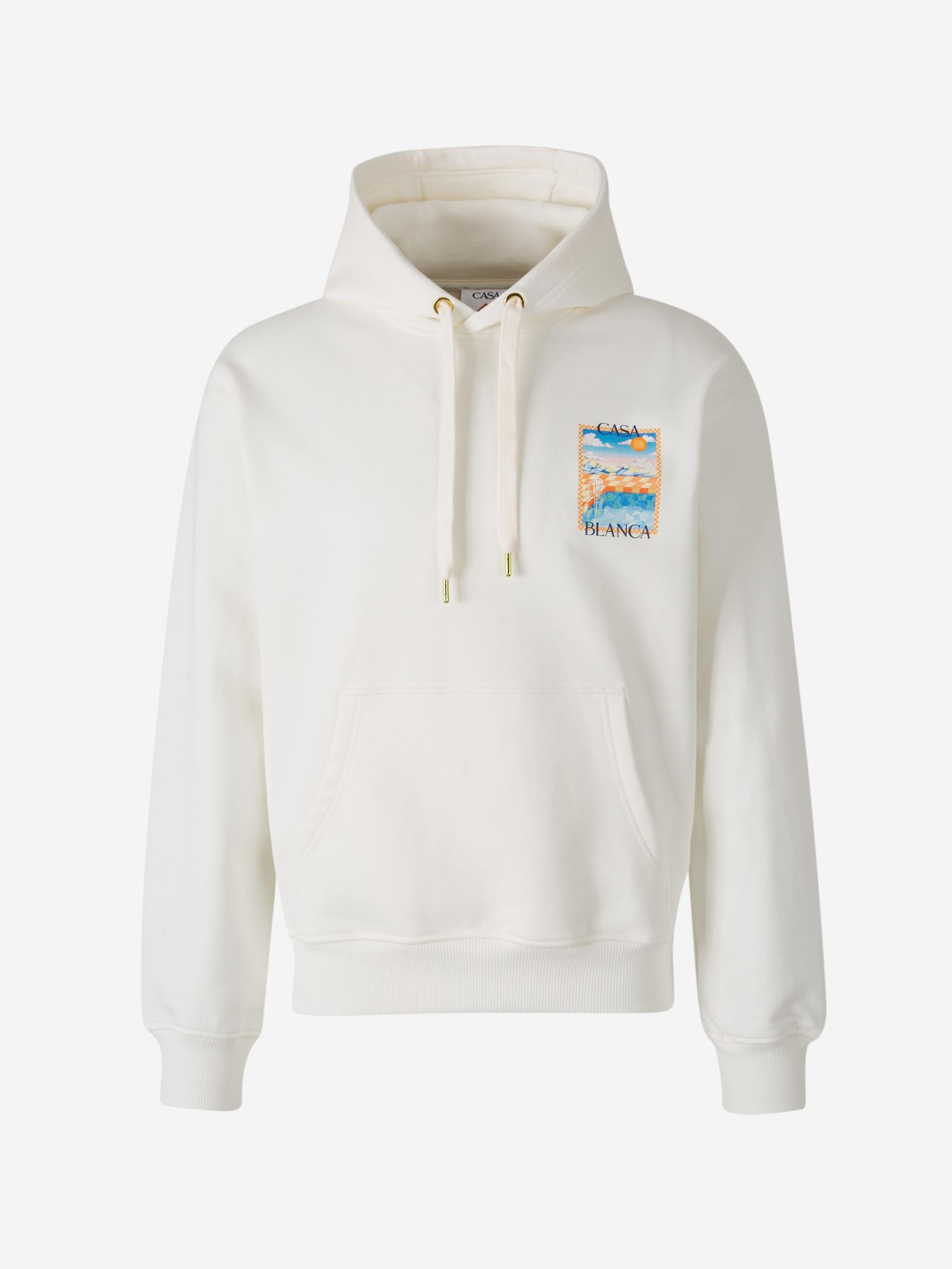 Casablanca Hombre Barcelona Sudadera Surreal Pool color Blanco sku 545-001817 01 - Foto 1