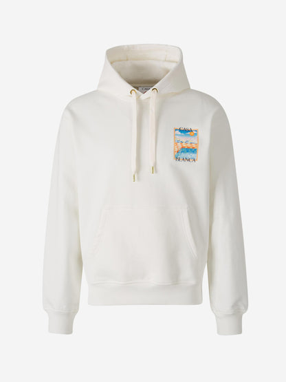 Casablanca Hombre Barcelona Sudadera Surreal Pool color Blanco sku 545-001817 01 - Foto 1
