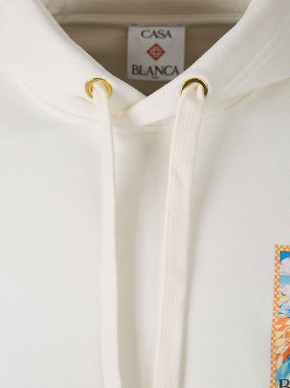 Casablanca Hombre Barcelona Sudadera Surreal Pool color Blanco sku 545-001817 01 - Foto 3