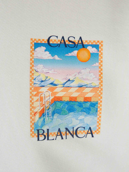 Casablanca Hombre Barcelona Sudadera Surreal Pool color Blanco sku 545-001817 01 - Foto 4