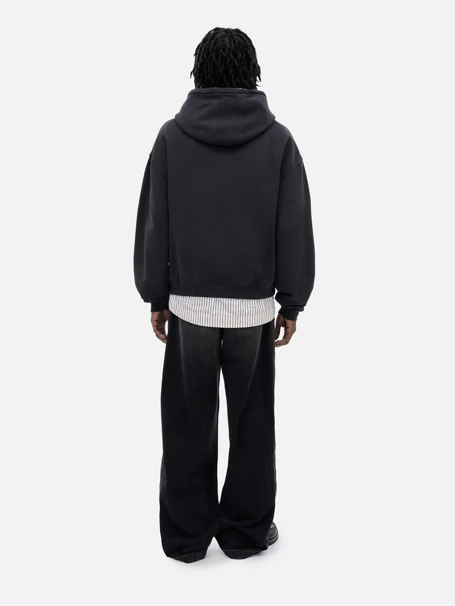 Rhude Hombre Barcelona Sudadera Capucha Algodón color Negro sku 545-001820 01 - Foto 4