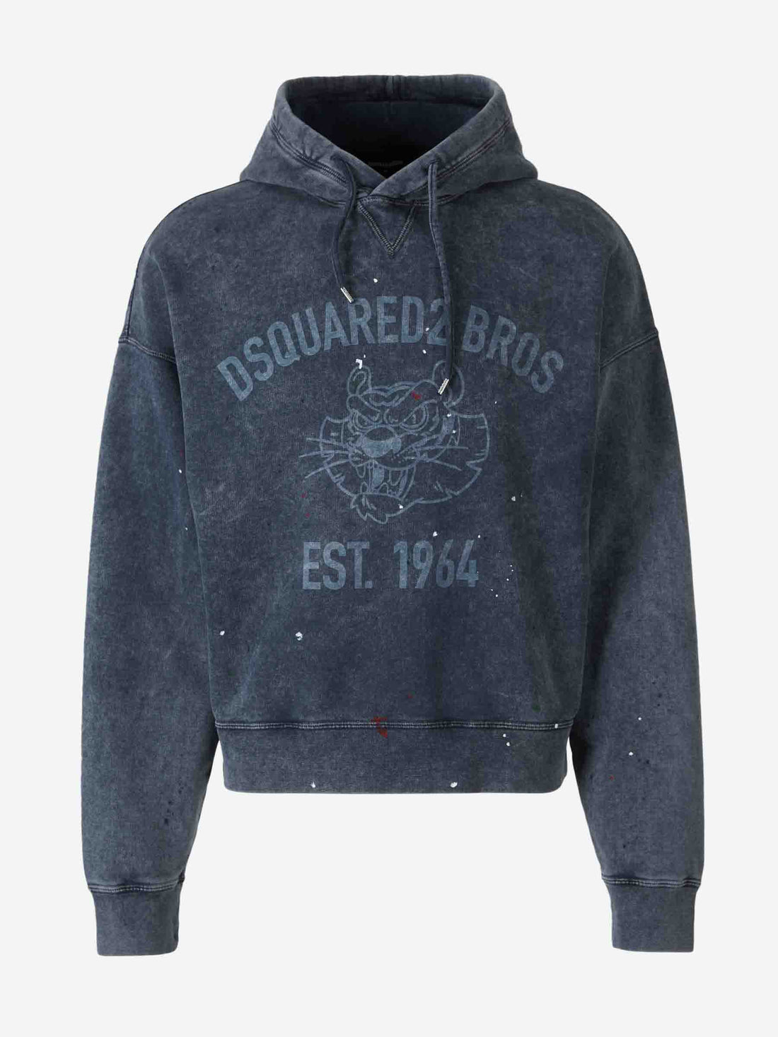 Dsquared2 Hombre Barcelona Sudadera Capucha Algodón color Azul Marino sku 545-001828 01 - Foto 1