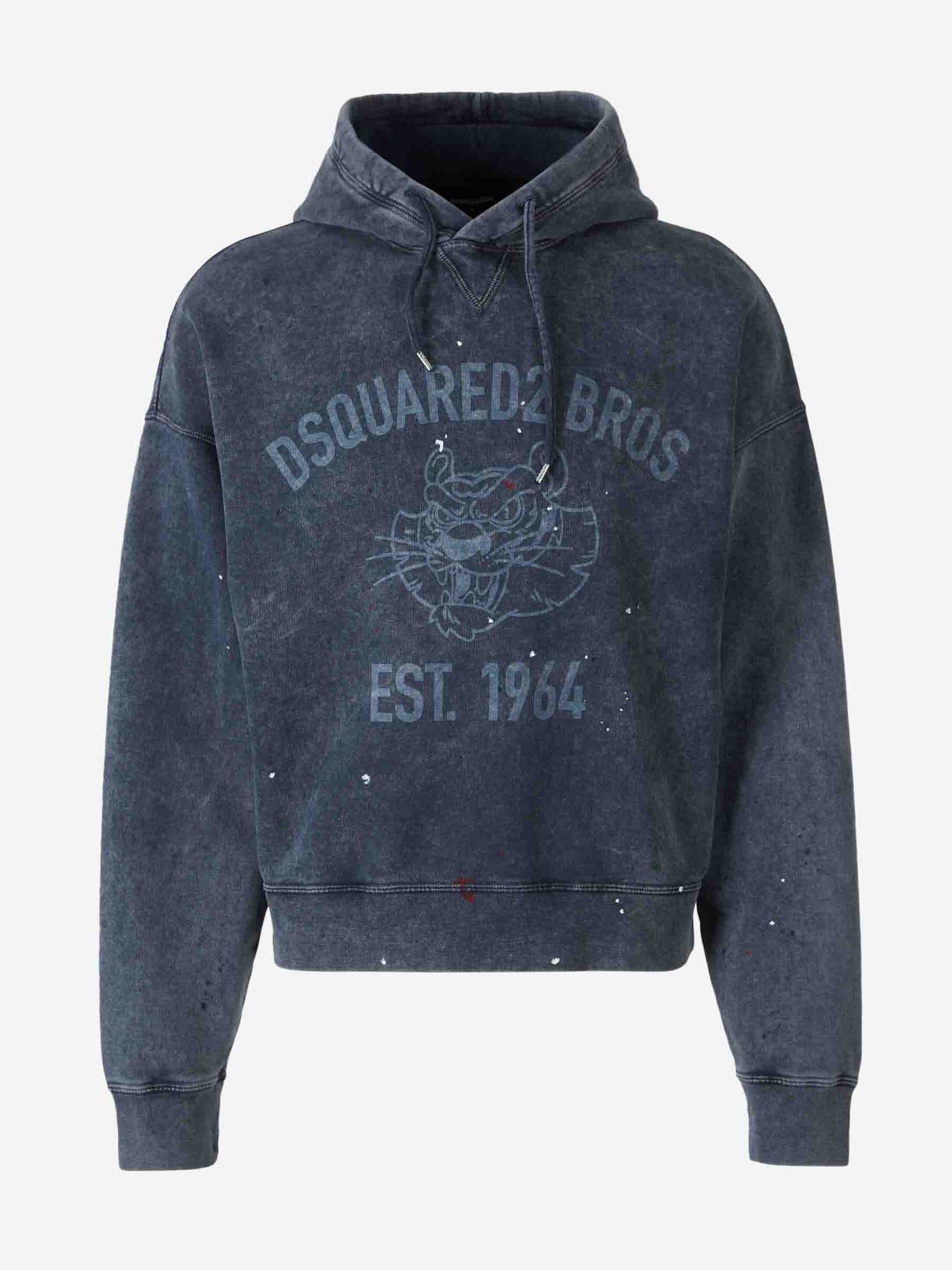 Dsquared2 Hombre Barcelona Sudadera Capucha Algodón color Azul Marino sku 545-001828 01 - Foto 1