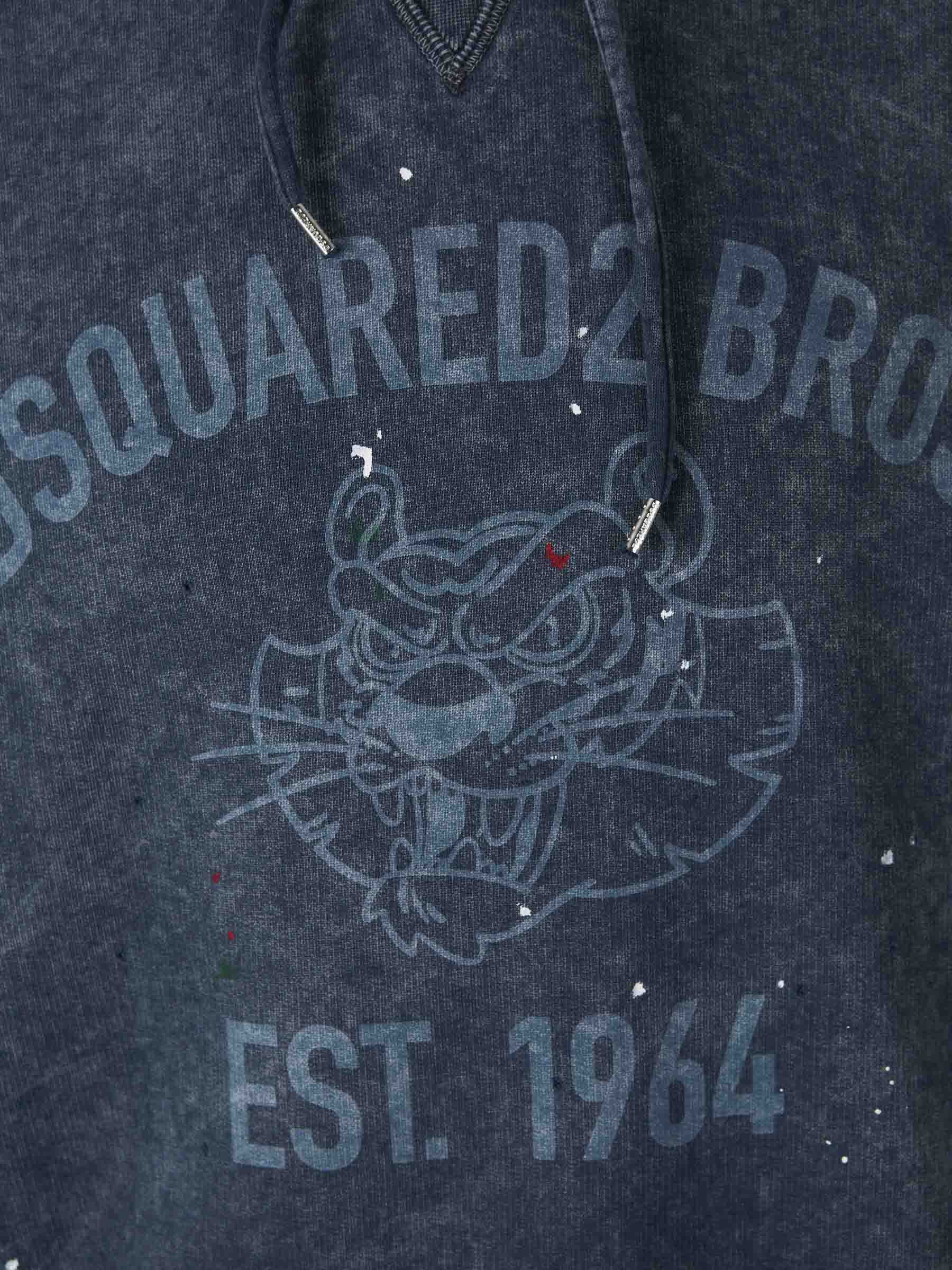 Dsquared2 Hombre Barcelona Sudadera Capucha Algodón color Azul Marino sku 545-001828 01 - Foto 4