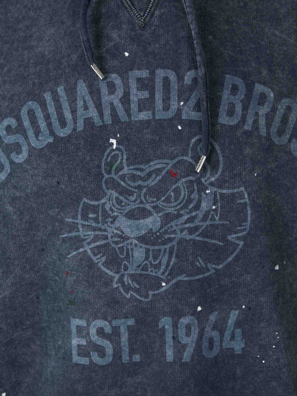 Dsquared2 Hombre Barcelona Sudadera Capucha Algodón color Azul Marino sku 545-001828 01 - Foto 4