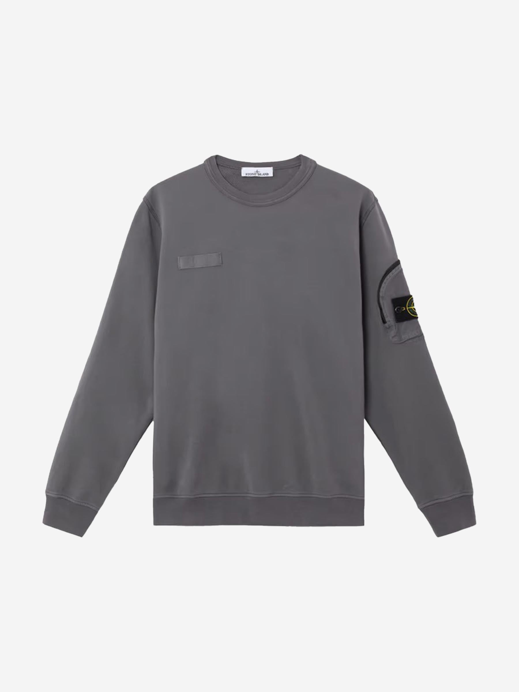 Outlet online Stone Island Hombre Sudadera Cuello Redondo color Gris Antracita sku 545-001839 02 - Foto 1