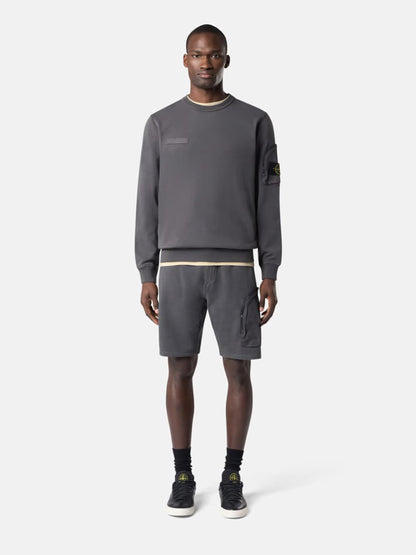 Outlet online Stone Island Hombre Sudadera Cuello Redondo color Gris Antracita sku 545-001839 02 - Foto 2
