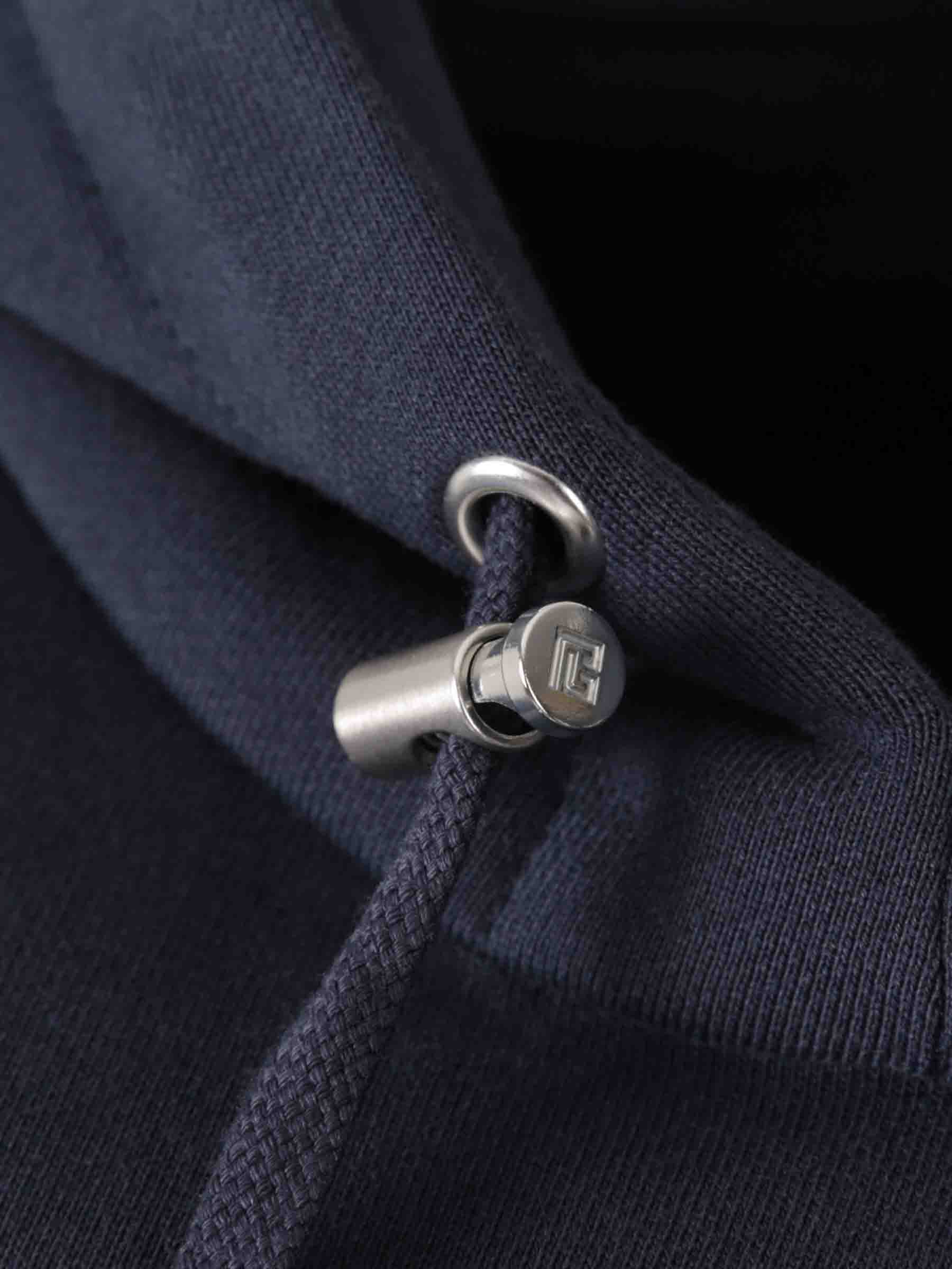 Outlet online Balmain Hombre Sudadera Capucha Algodón color Azul Marino sku 545-001845 01 - Foto 4
